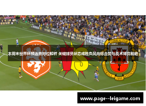本周末世界杯预选赛对位解析 关键球员状态成胜负风向标走势与战术博弈前瞻 本周末世界杯预选赛对位解析 关键球员状态成胜负风向标走势与战术博弈前瞻